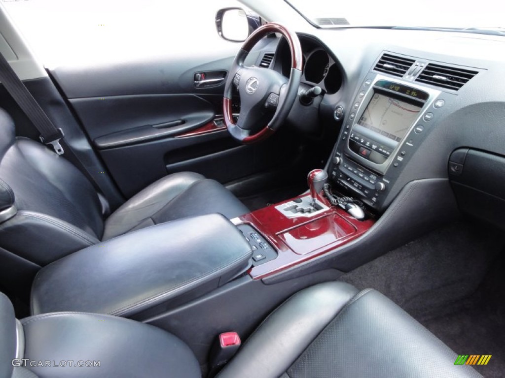 Black Interior 2008 Lexus GS 450h Hybrid Photo #50985384