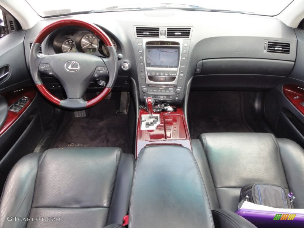 2008 Lexus GS 450h Hybrid Black Dashboard Photo #50985525