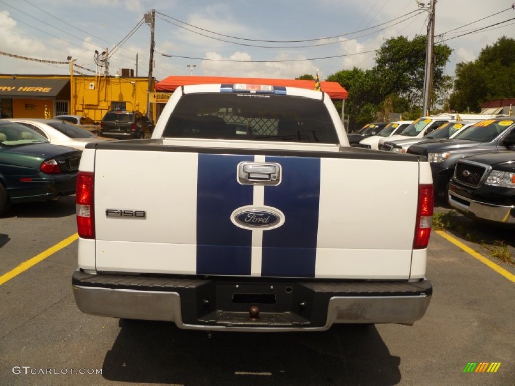 2004 F150 XLT SuperCrew - Oxford White / Dark Flint photo #5