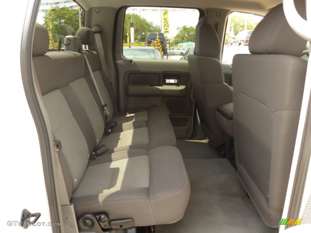 2004 F150 XLT SuperCrew - Oxford White / Dark Flint photo #10