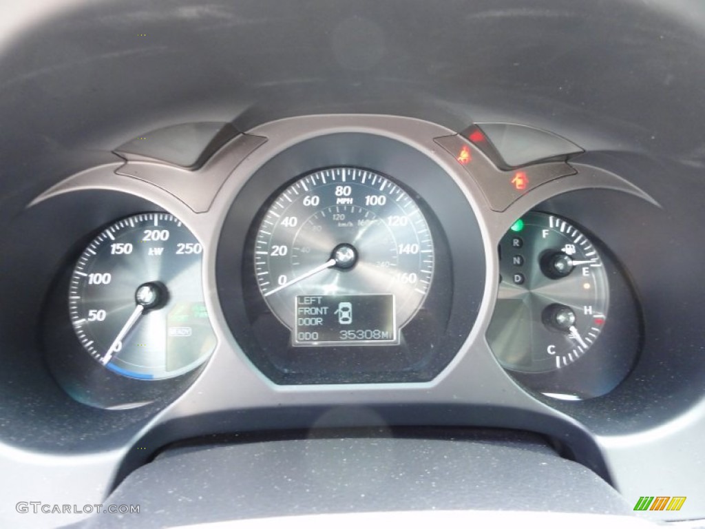 2008 Lexus GS 450h Hybrid Gauges Photo #50985822