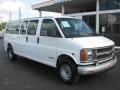 2001 White Chevrolet Express 3500 LS Extended Passenger Van #50984030