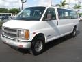 2001 White Chevrolet Express 3500 LS Extended Passenger Van  photo #4