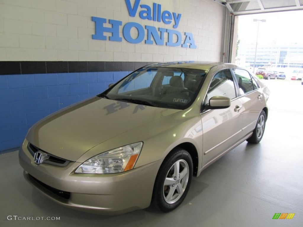 2005 Accord EX Sedan - Desert Mist Metallic / Ivory photo #1