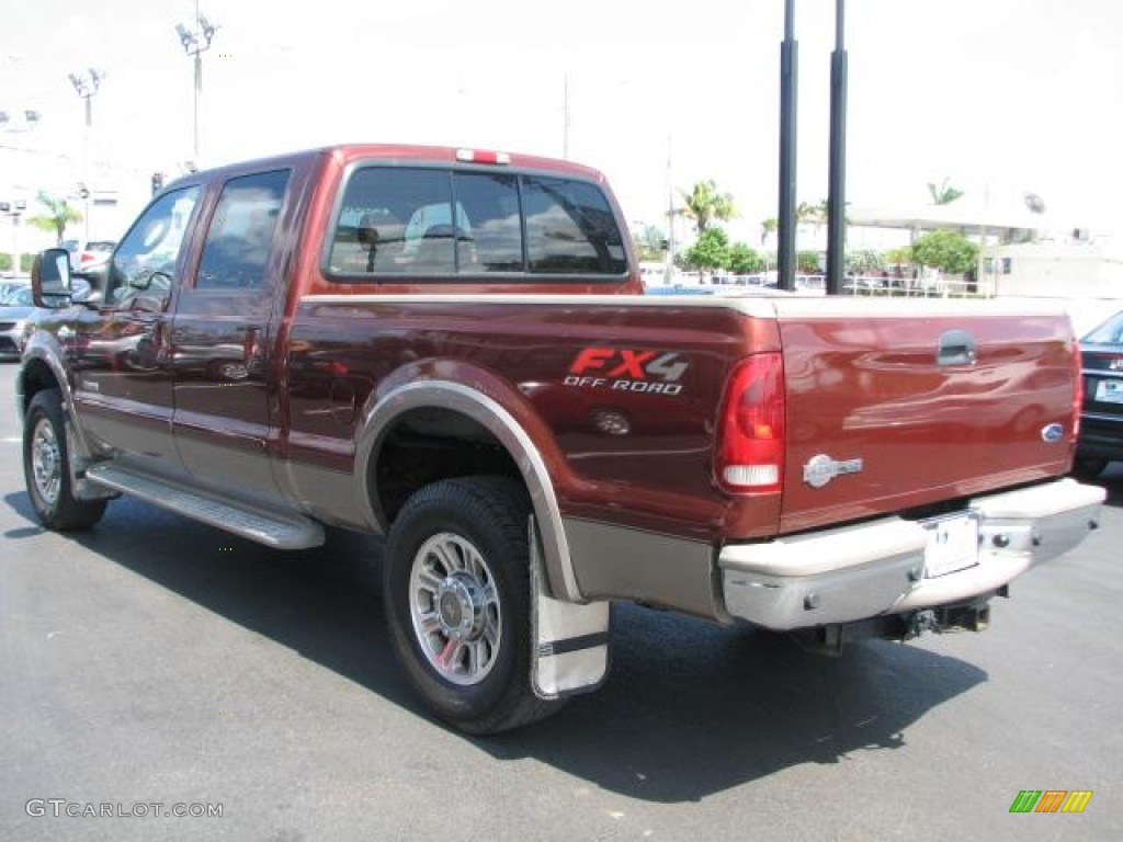 Dark Copper Metallic 2006 Ford F250 Super Duty King Ranch Crew Cab 4x4 Exterior Photo #50986992