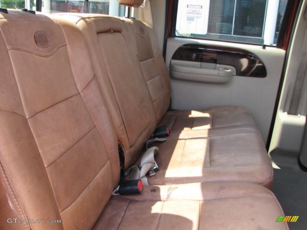 Castano Brown Leather Interior 2006 Ford F250 Super Duty King Ranch Crew Cab 4x4 Photo #50987061