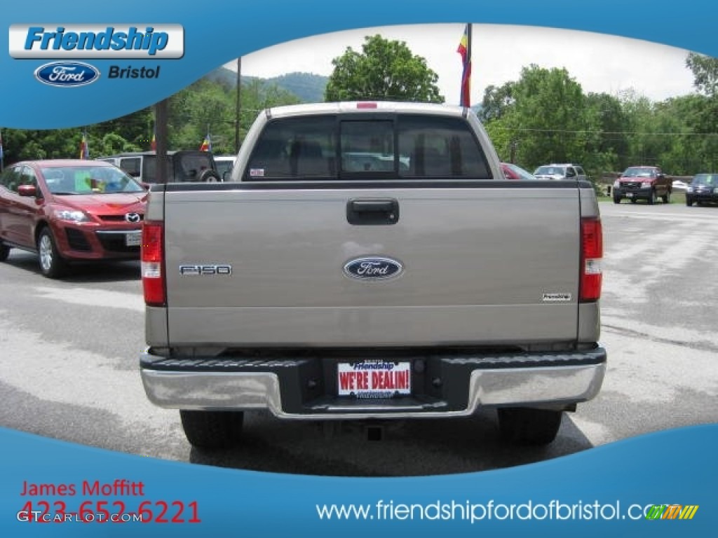 2004 F150 XLT SuperCab 4x4 - Arizona Beige Metallic / Medium/Dark Flint photo #7