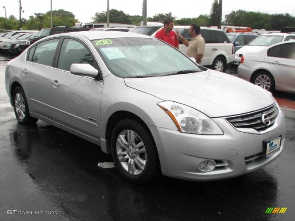 2010 Altima Hybrid - Radiant Silver / Charcoal photo #1