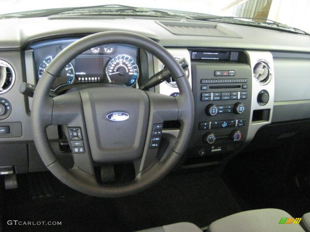 2011 Ford F150 XLT Regular Cab 4x4 Steel Gray Dashboard Photo #50987580