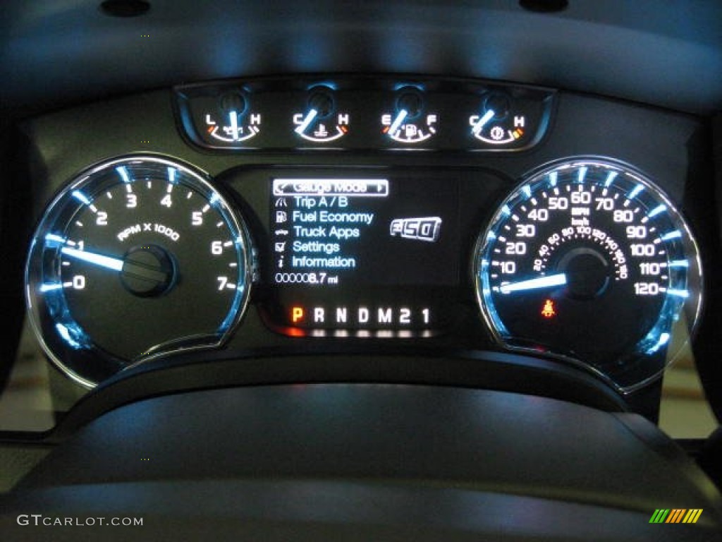 2011 Ford F150 XLT Regular Cab 4x4 Gauges Photo #50987628