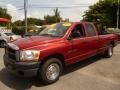 2006 Inferno Red Crystal Pearl Dodge Ram 1500 ST Quad Cab  photo #3
