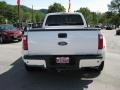 2011 White Platinum Tri-Coat Metallic Ford F350 Super Duty Lariat Crew Cab 4x4 Dually  photo #7