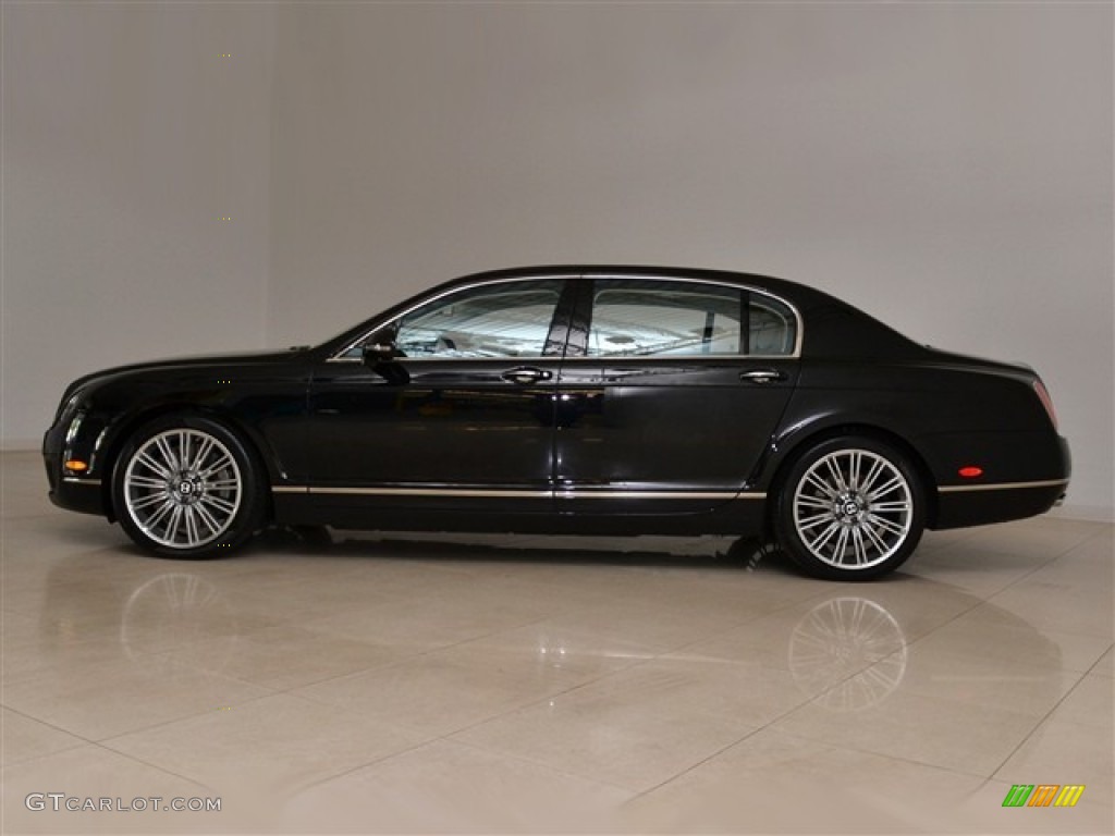 Onyx Black 2010 Bentley Continental Flying Spur Speed Exterior Photo #50989136