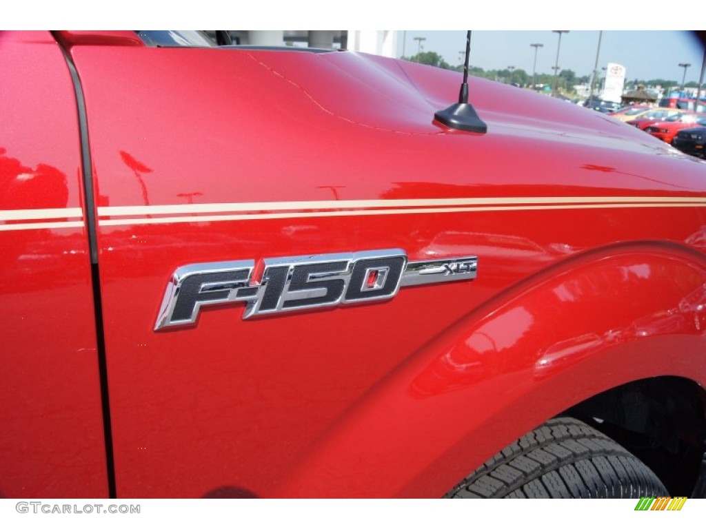 2011 F150 XLT SuperCab 4x4 - Red Candy Metallic / Pale Adobe photo #15