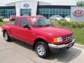 2001 Bright Red Ford Ranger XLT SuperCab  photo #1