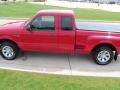 2001 Bright Red Ford Ranger XLT SuperCab  photo #4