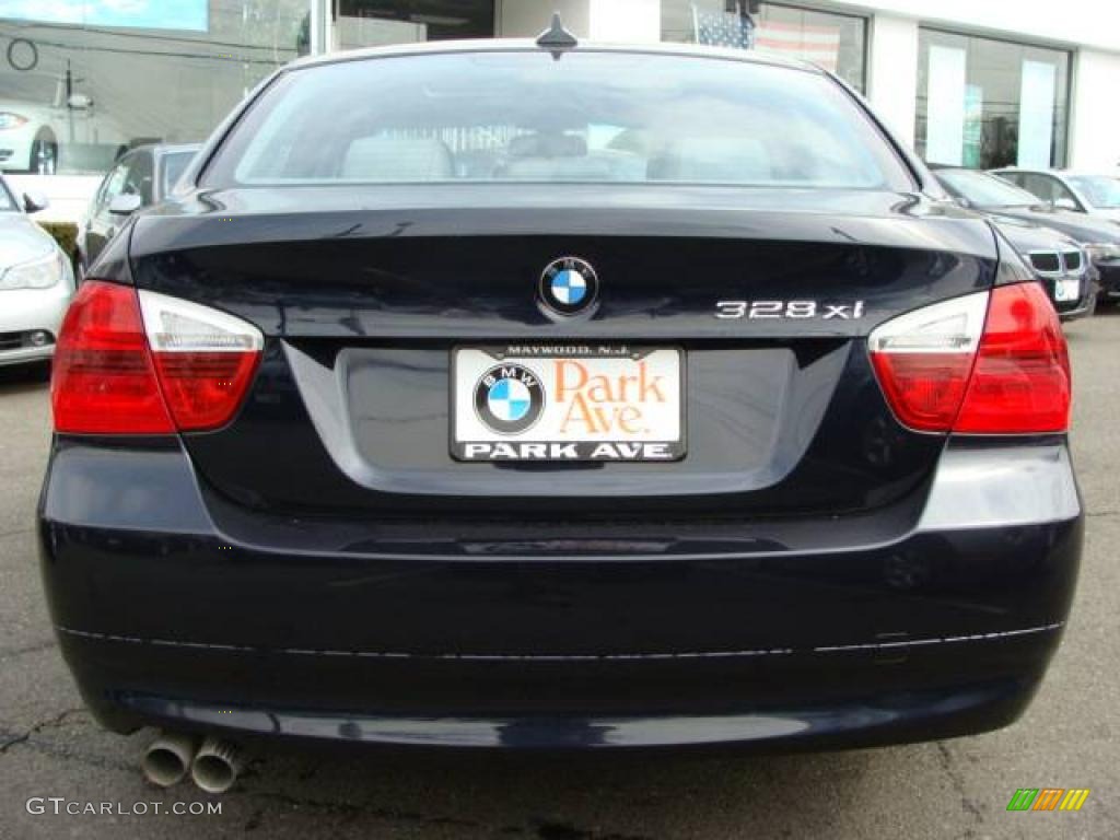 2007 3 Series 328xi Sedan - Monaco Blue Metallic / Grey photo #7