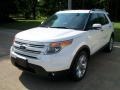 2011 White Platinum Tri-Coat Ford Explorer Limited 4WD  photo #1