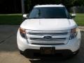 2011 White Platinum Tri-Coat Ford Explorer Limited 4WD  photo #2