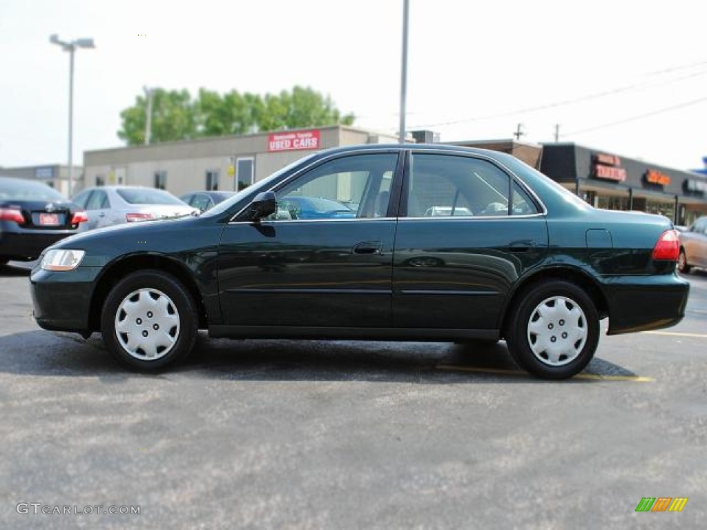1999 Accord LX Sedan - Dark Emerald Pearl / Ivory photo #3