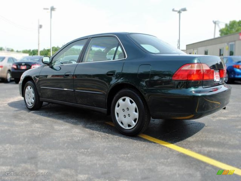 1999 Accord LX Sedan - Dark Emerald Pearl / Ivory photo #4