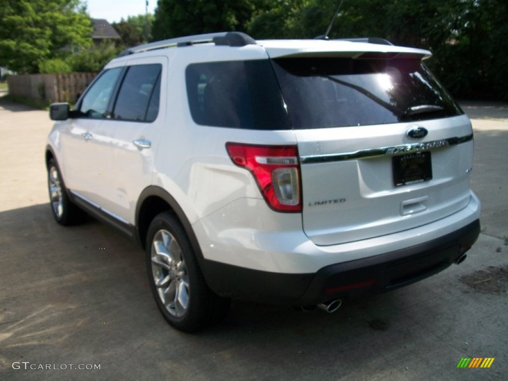 2011 Explorer Limited 4WD - White Platinum Tri-Coat / Charcoal Black photo #4