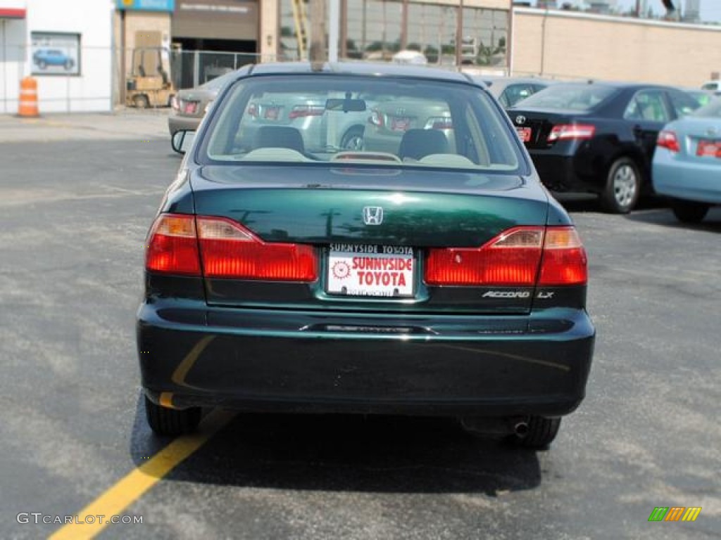1999 Accord LX Sedan - Dark Emerald Pearl / Ivory photo #5