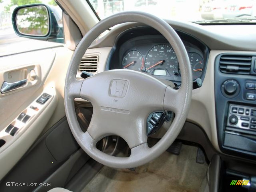 1999 Accord LX Sedan - Dark Emerald Pearl / Ivory photo #17