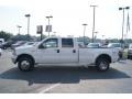 2005 Oxford White Ford F350 Super Duty Lariat Crew Cab 4x4 Dually  photo #5