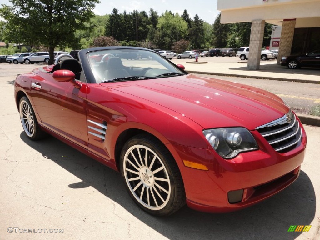 Blaze Red Crystal Pearl 2006 Chrysler Crossfire SE Roadster Exterior Photo #50991221