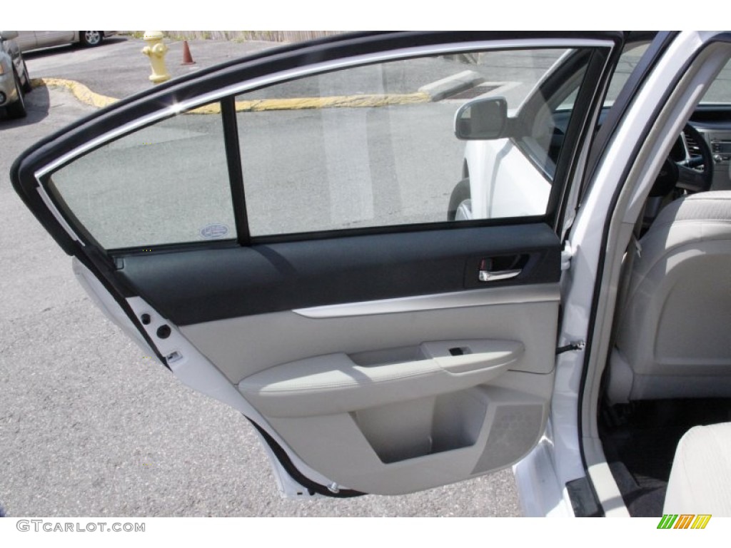 2010 Subaru Legacy 2.5i Premium Sedan Warm Ivory Door Panel Photo #50992871