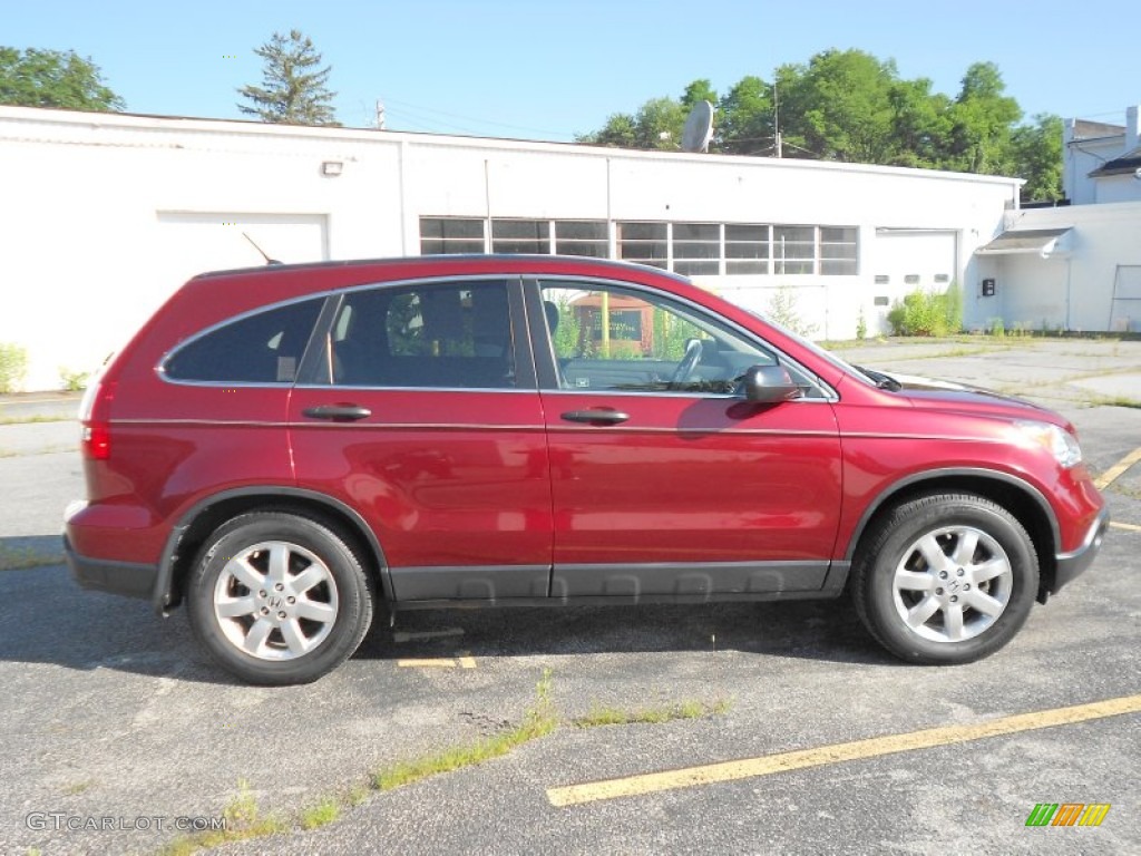 2008 CR-V EX 4WD - Tango Red Pearl / Gray photo #21
