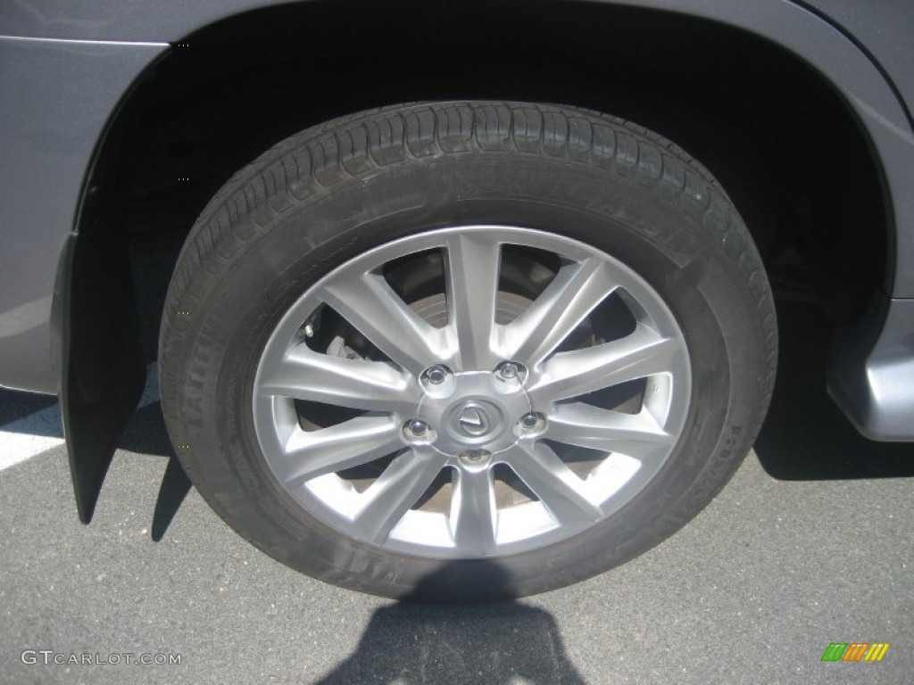 2008 LX 570 - Twilight Gray Metallic / Dark Gray photo #43