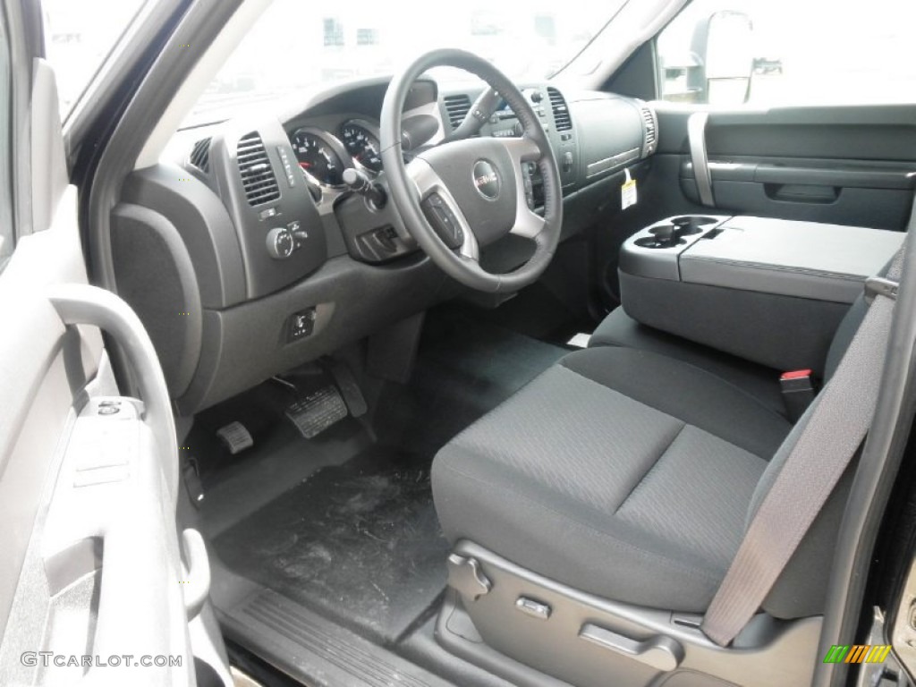 2011 GMC Sierra 3500HD SLE Crew Cab 4x4 Chassis Interior Color Photos