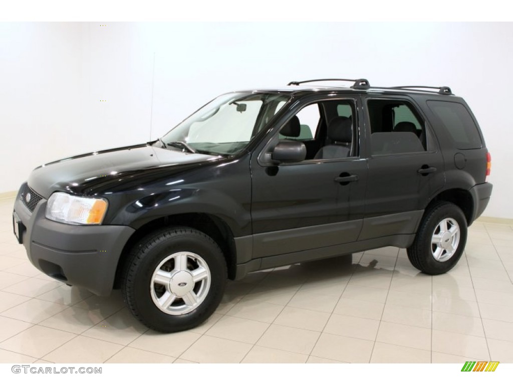 Black 2004 Ford Escape XLS V6 Exterior Photo #50996369