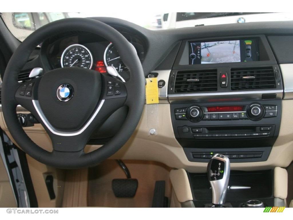 2011 BMW X6 xDrive50i Sand Beige Dashboard Photo #50999272