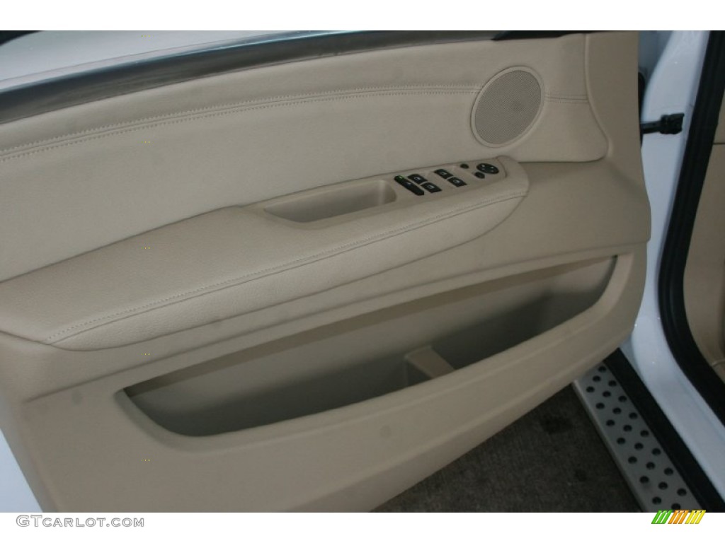 2011 X6 xDrive50i - Alpine White / Sand Beige photo #18
