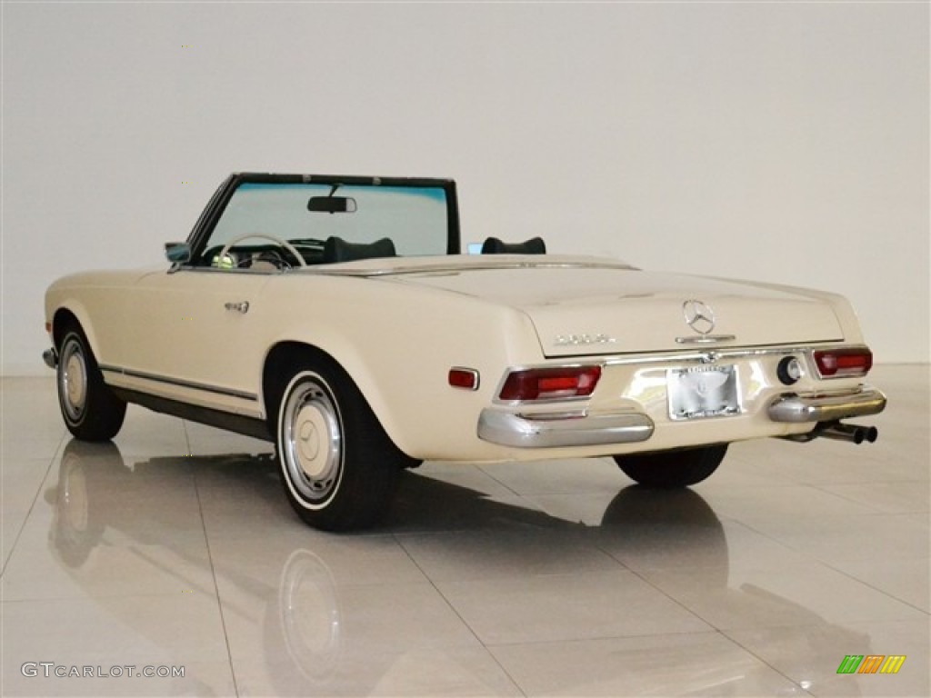 1969 SL Class 280 SL Roadster - Light Ivory / Dark Green photo #5