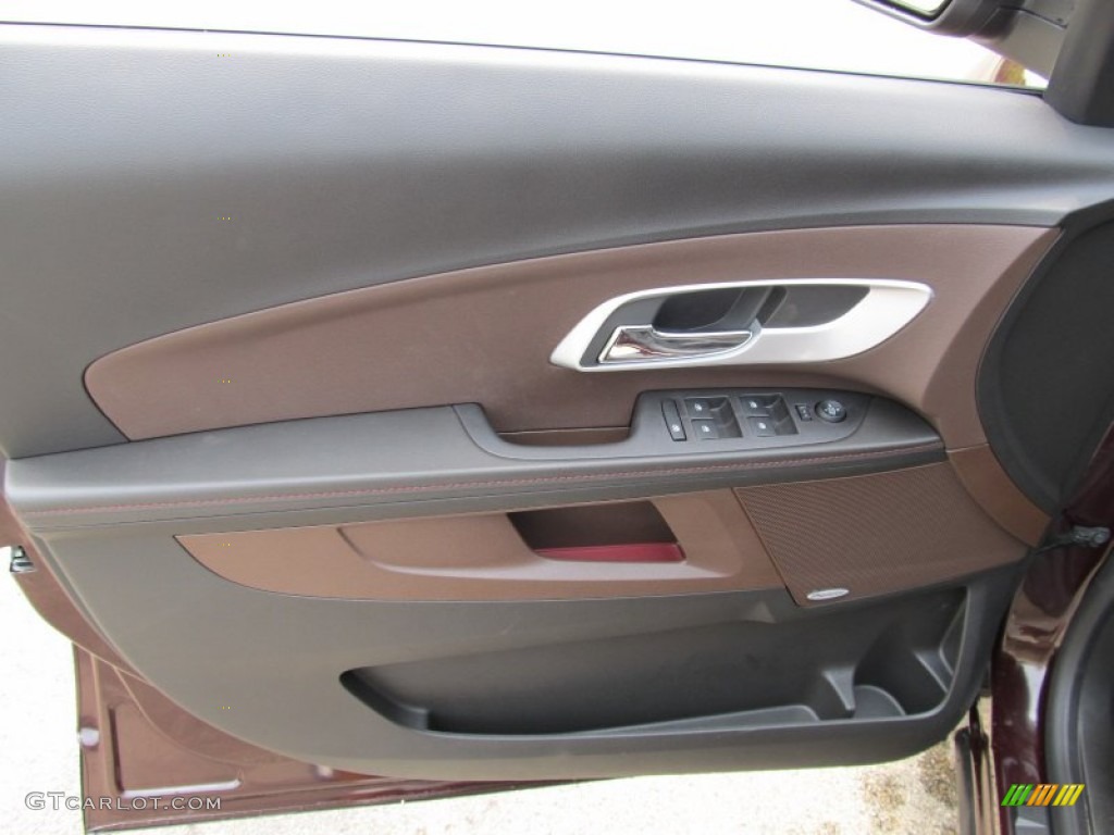 2011 Chevrolet Equinox LTZ AWD Brownstone/Jet Black Door Panel Photo #51000109