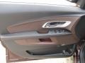 Brownstone/Jet Black 2011 Chevrolet Equinox LTZ AWD Door Panel