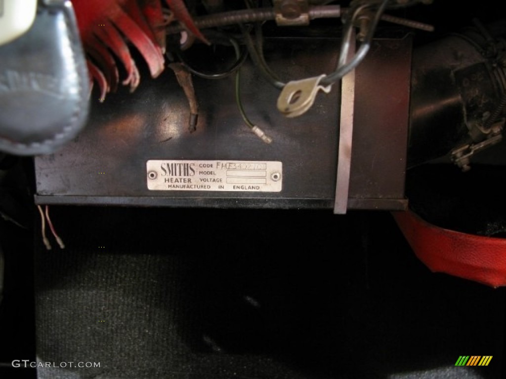 1957 Austin-Healey 100-6 Convertible Info Tag Photo #51000697