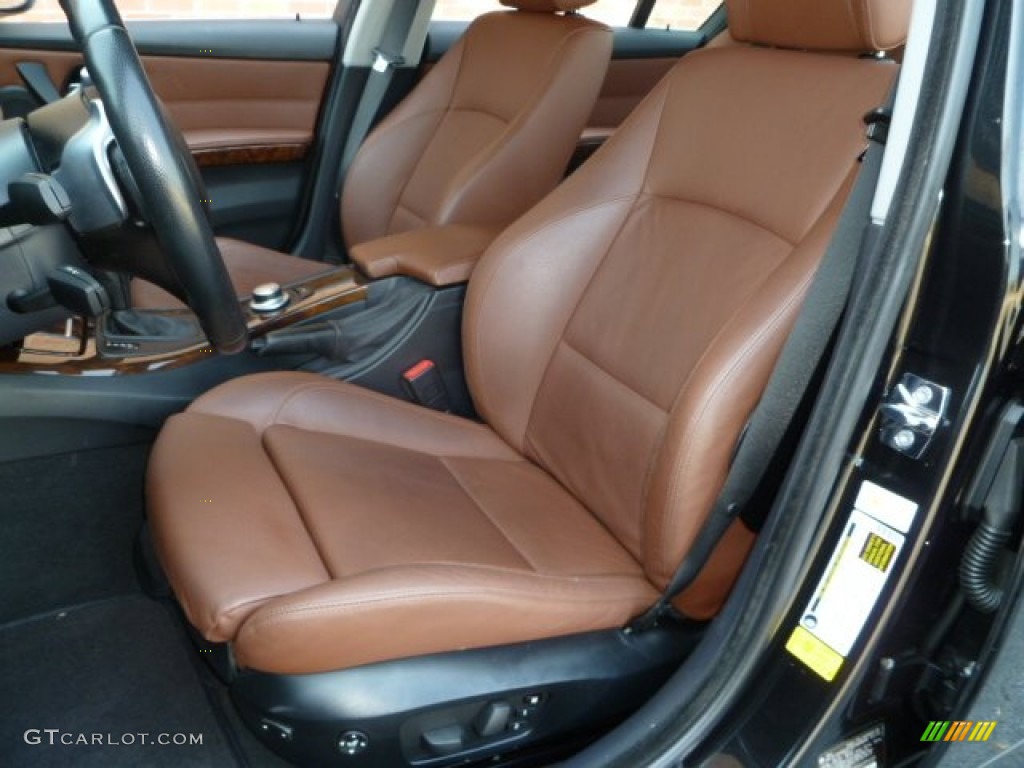 2008 3 Series 335i Sedan - Black Sapphire Metallic / Terra Dakota Leather photo #8