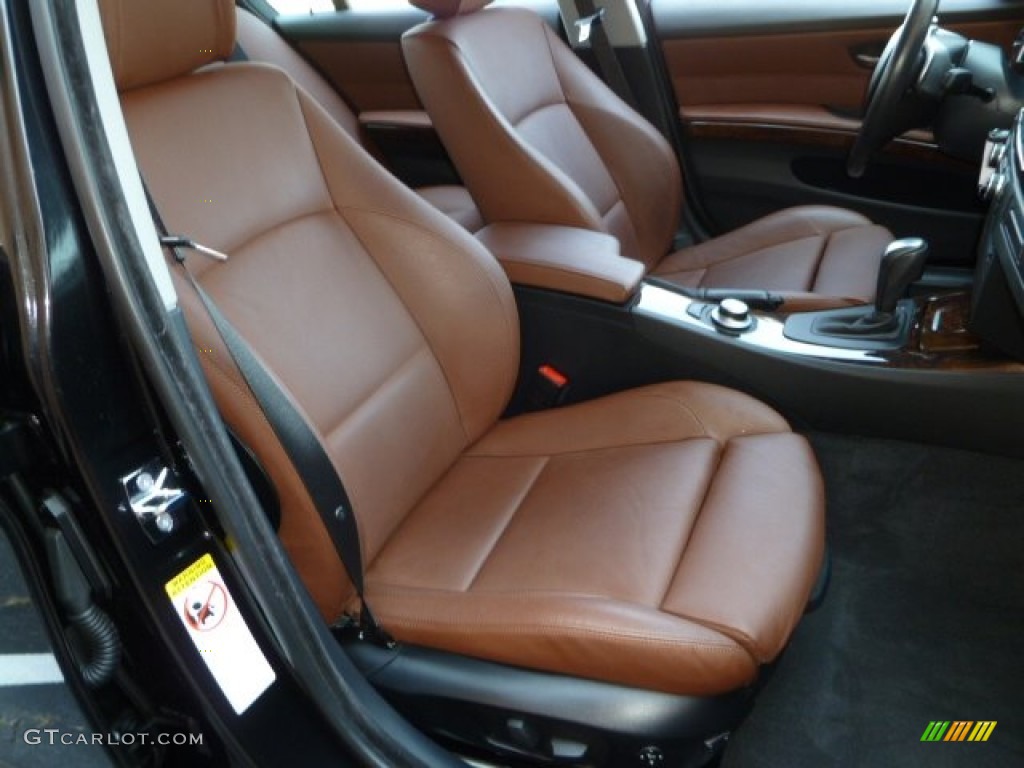 2008 3 Series 335i Sedan - Black Sapphire Metallic / Terra Dakota Leather photo #9