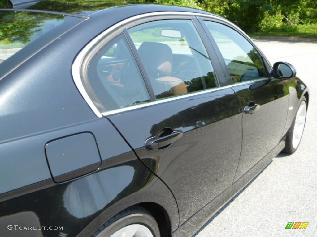 2008 3 Series 335i Sedan - Black Sapphire Metallic / Terra Dakota Leather photo #15