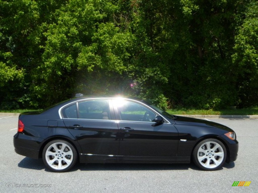 2008 3 Series 335i Sedan - Black Sapphire Metallic / Terra Dakota Leather photo #16