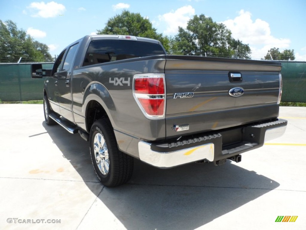 2011 F150 Texas Edition SuperCrew 4x4 - Sterling Grey Metallic / Steel Gray photo #5