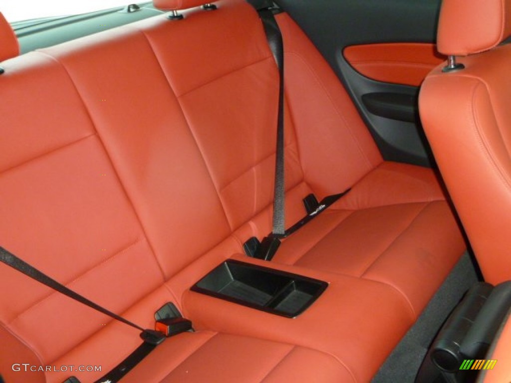 2009 1 Series 135i Coupe - Space Grey Metallic / Coral Red Boston Leather photo #24