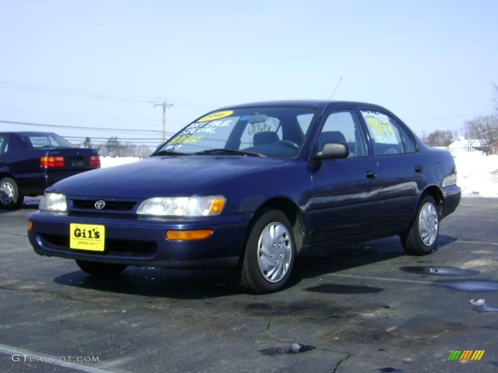 1996 Corolla 1.6 - Brilliant Blue Pearl / Gray photo #3