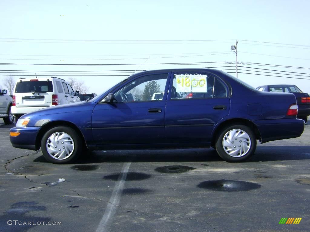 1996 Corolla 1.6 - Brilliant Blue Pearl / Gray photo #4