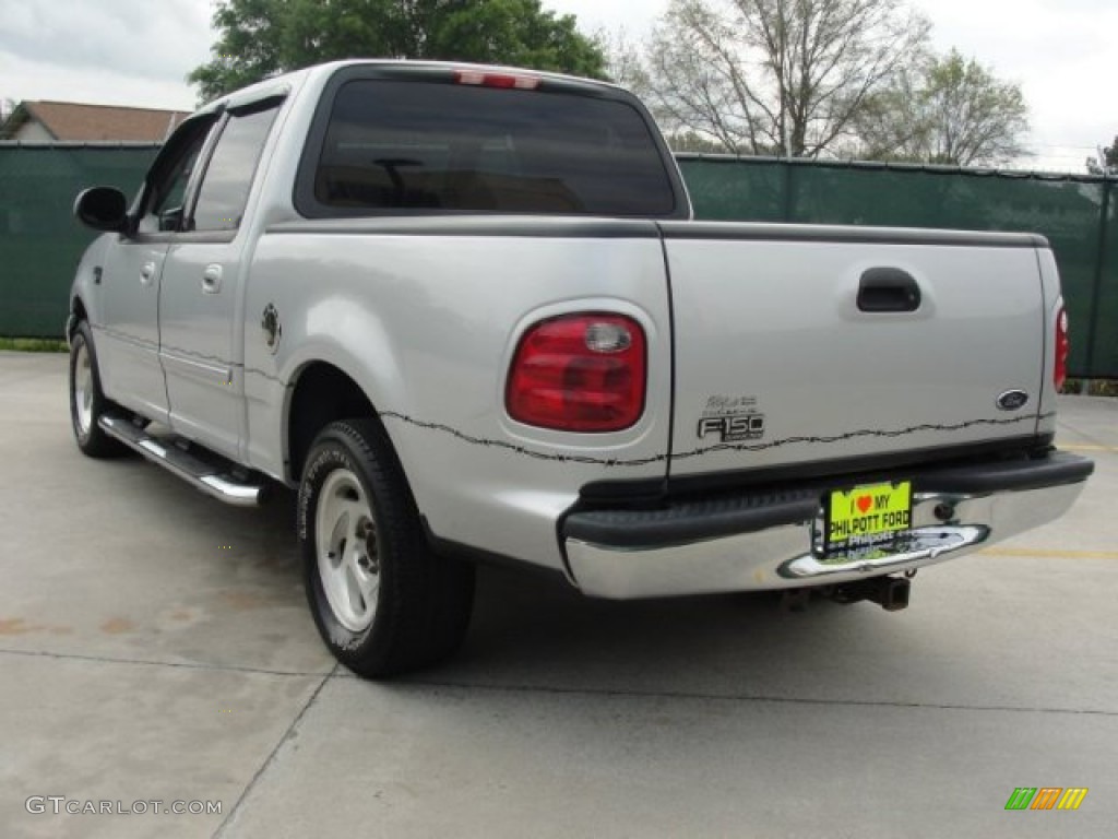 2003 F150 XLT SuperCrew - Silver Metallic / Dark Graphite Grey photo #5